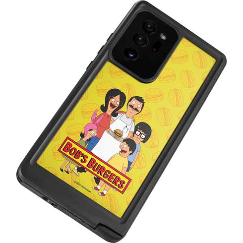 Bobs Burgers Family Portrait Galaxy Note20 Ultra 5G Waterproof Case